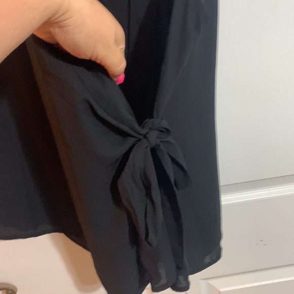 Wrap tie Cato black top - Picture 3 of 4